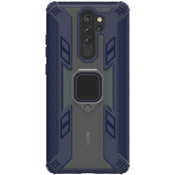 

Ударопрочный чехол Combo Ring for Magnet для Xiaomi Redmi 9 Синий