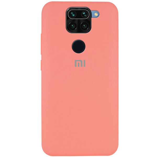 

Чехол Silicone Cover Full Protective (AA) для Xiaomi Redmi Note 9 / Redmi 10X Розовый / Peach