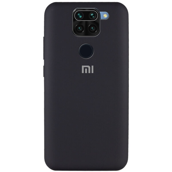 

Чехол Silicone Cover Full Protective (AA) для Xiaomi Redmi Note 9 / Redmi 10X Черный / Black
