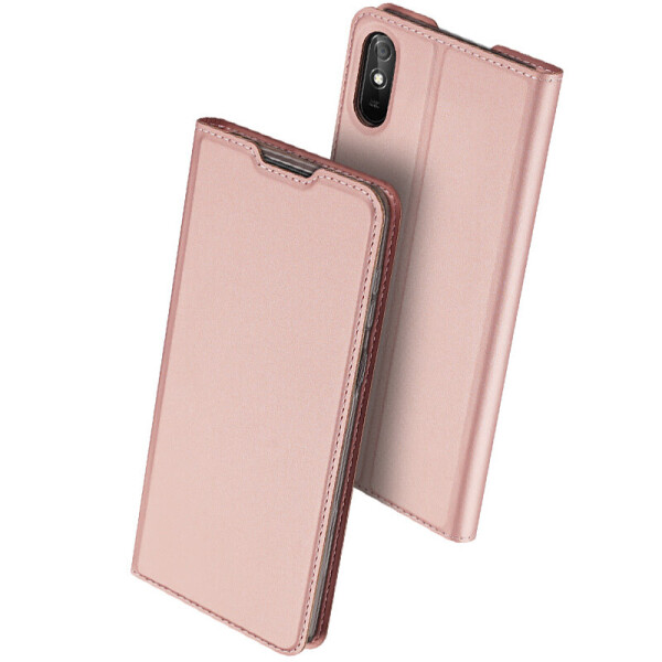 

Чехол-книжка Dux Ducis с карманом для визиток для Xiaomi Redmi 9A Rose Gold