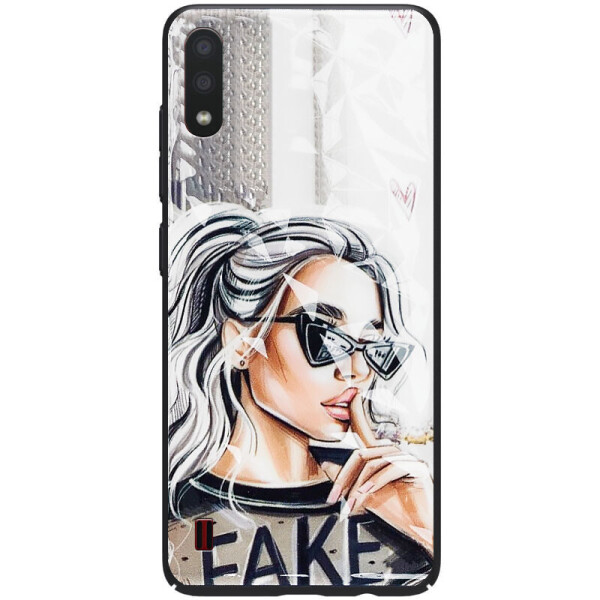 

TPU+PC чехол Prisma Ladies для Samsung Galaxy A01 Fake