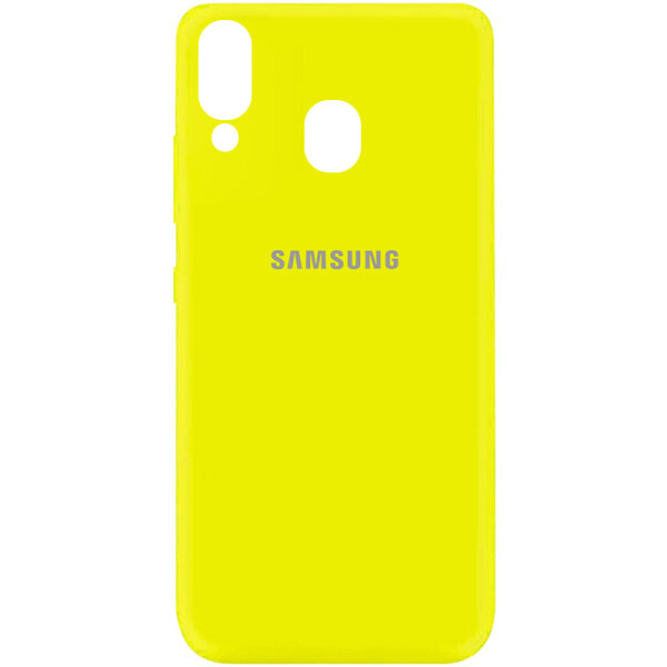 

Чехол Silicone Cover My Color Full Protective (A) для Samsung Galaxy A40 (A405F) Желтый / Flash