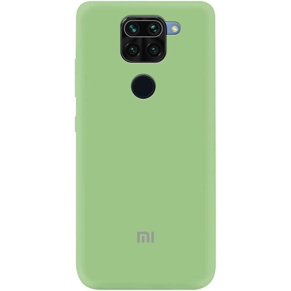 

Чехол Silicone Cover My Color Full Protective (A) для Xiaomi Redmi Note 9 / Redmi 10X Мятный / Mint