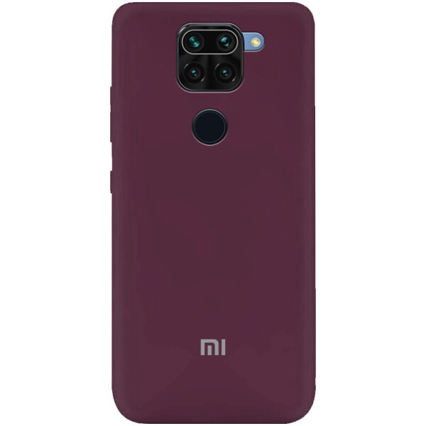 

Чехол Silicone Cover My Color Full Protective (A) для Xiaomi Redmi Note 9 / Redmi 10X Бордовый / Maroon