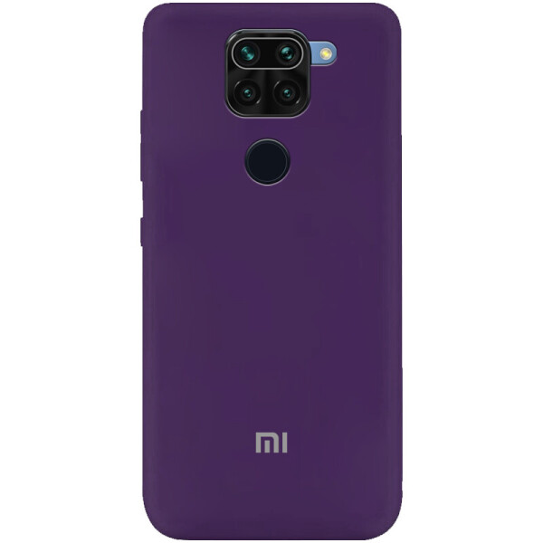 

Чехол Silicone Cover My Color Full Protective (A) для Xiaomi Redmi Note 9 / Redmi 10X Фиолетовый / Purple
