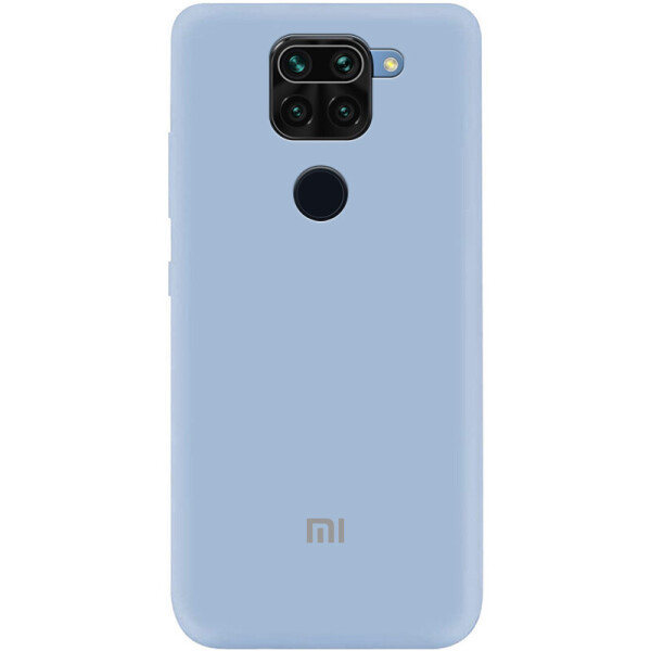 

Чехол Silicone Cover My Color Full Protective (A) для Xiaomi Redmi Note 9 / Redmi 10X Голубой / Sky Blue