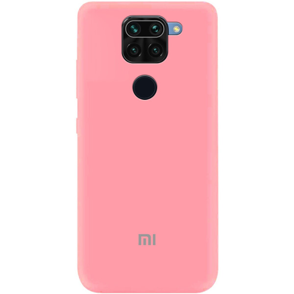 

Чехол Silicone Cover My Color Full Protective (A) для Xiaomi Redmi Note 9 / Redmi 10X Розовый / Pink