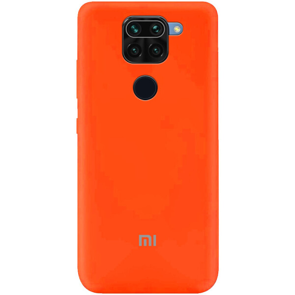 

Чехол Silicone Cover My Color Full Protective (A) для Xiaomi Redmi Note 9 / Redmi 10X Оранжевый / Neon Orange