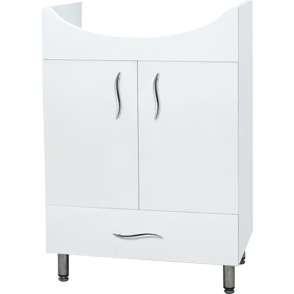 

Тумба Беллини под умывальник Акцент 65 Макси-МЕбель Белая гладкая (8608)