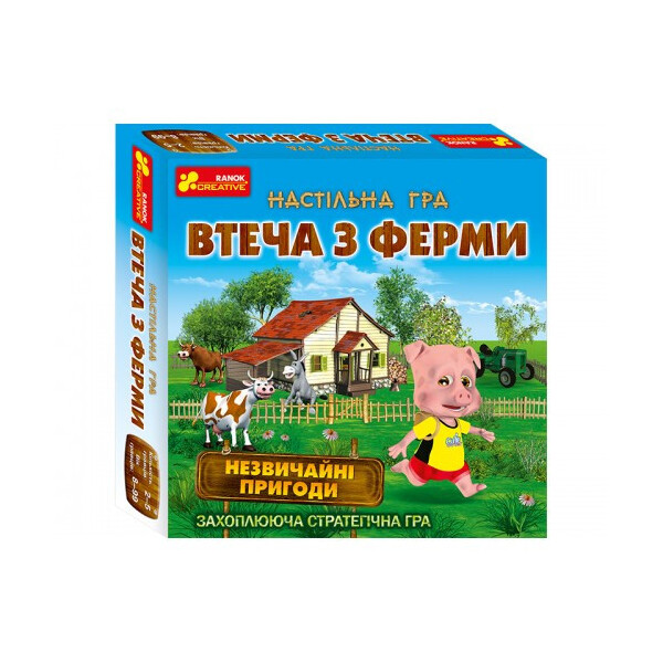

Настольная игра. Побег из фермы (У) 19120057 Ranok Creative