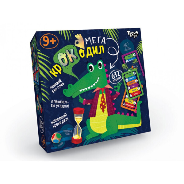 

Настольная игра викторина Мега-крокодил руc. CROC-03-01 Danko Toys