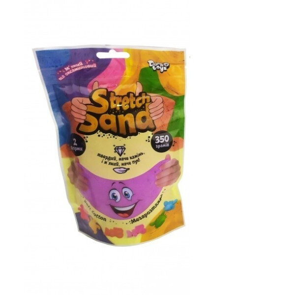 

Набор креативного творчества Stretch Sand пакет 350г укр. STS-04-02U Danko Toys