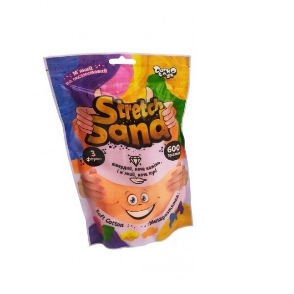 

Набор креативного творчества Stretch Sand пакет 600г укр. STS-04-01U Danko Toys