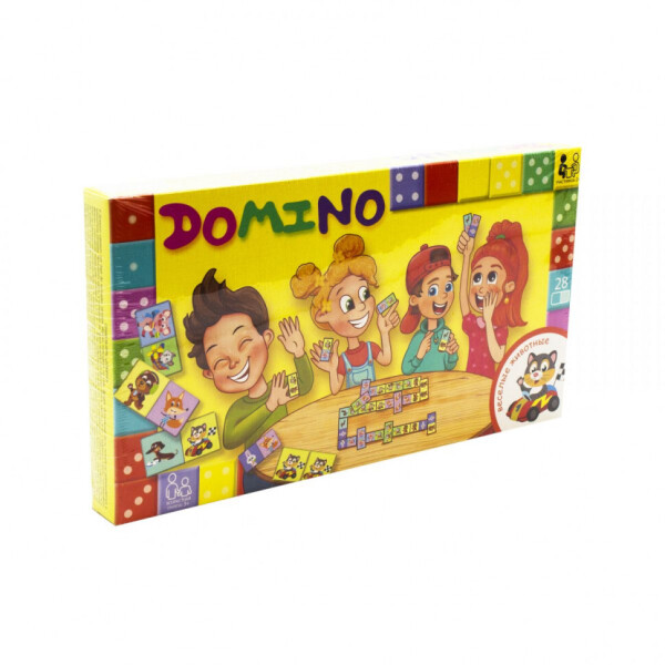 

Настольная игра Домино: Забавные животные рус. DTG-DMN-04 Danko Toys