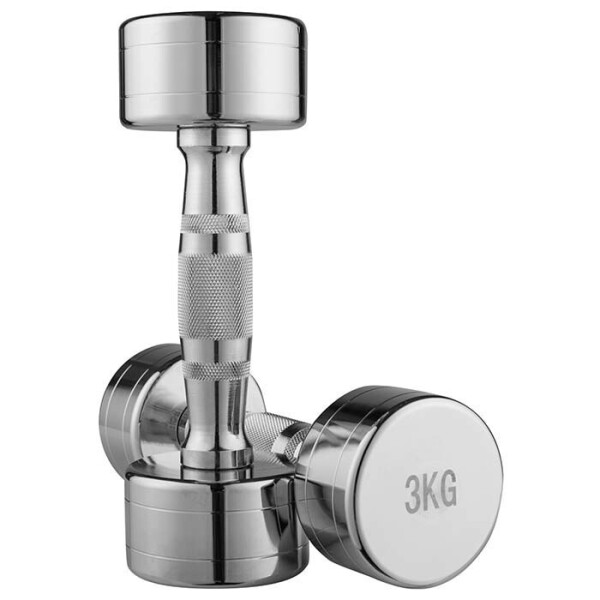 

Гантель хром, 3 кг, 1 шт IronMaster для спорта и фитнеса