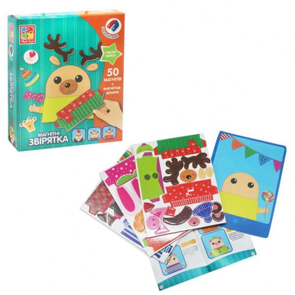 

Настольная магнитная игра Зверушки VT3702-16