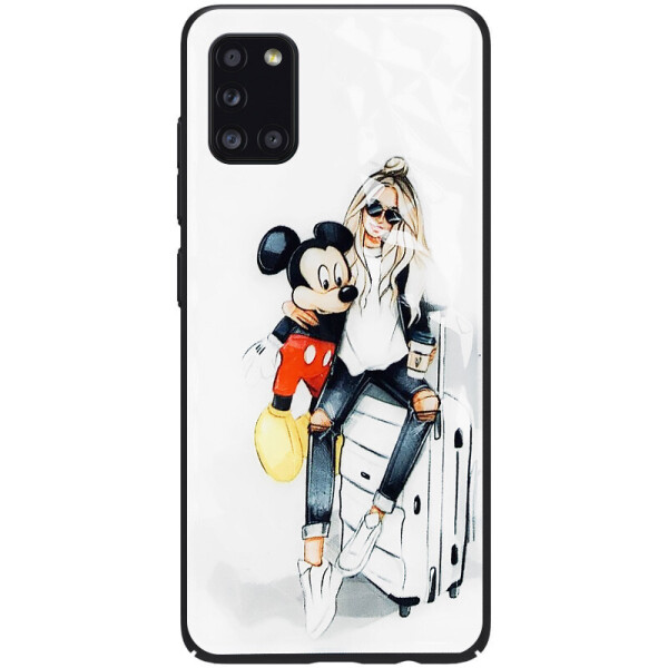 

TPU+PC чехол Prisma Ladies для Samsung Galaxy A31 Mickey