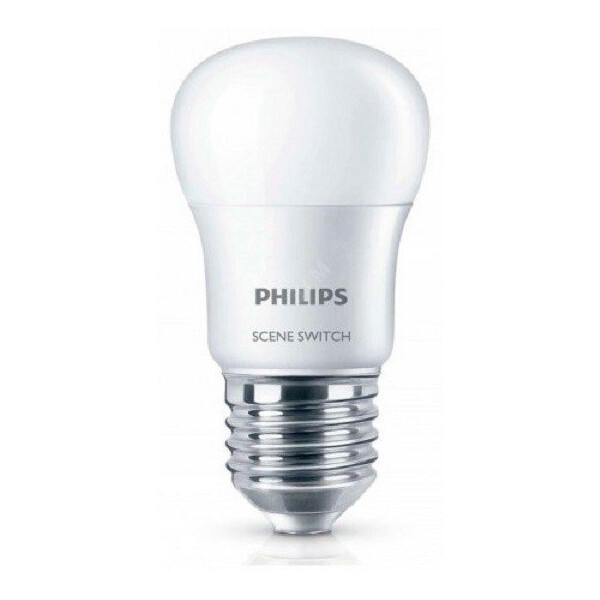 

Лампа светодиодная Philips Scene Switch 2Step E27 6.5-60W 6500K P45 (929001209007)