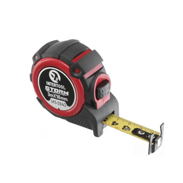 

Рулетка С Магнитом, Автостоп Полотна 3М*16Мм Storm Intertool Mt-0843