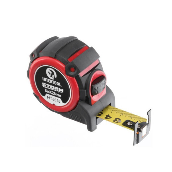 

Рулетка С Магнитом 5М*25Мм, Автостоп Storm Intertool Mt-0845