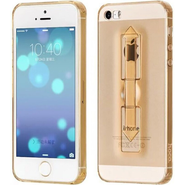 

Чехол-накладка HOCO TPU cover Finger holder iPhone 5/5s/SE Прозрачный