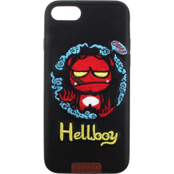 

Чехол-накладка PUZOO TPU plusTPU with stitchwork craft Star show iPhone 7/8 Black Hellboy