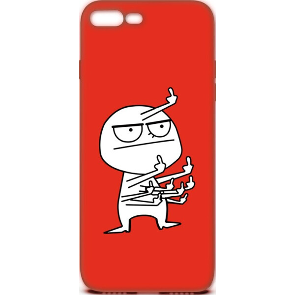 

Чехол-накладка TOTO Cartoon Soft Silicone TPU Case Apple iPhone 7 Plus/8 Plus FK9 Red