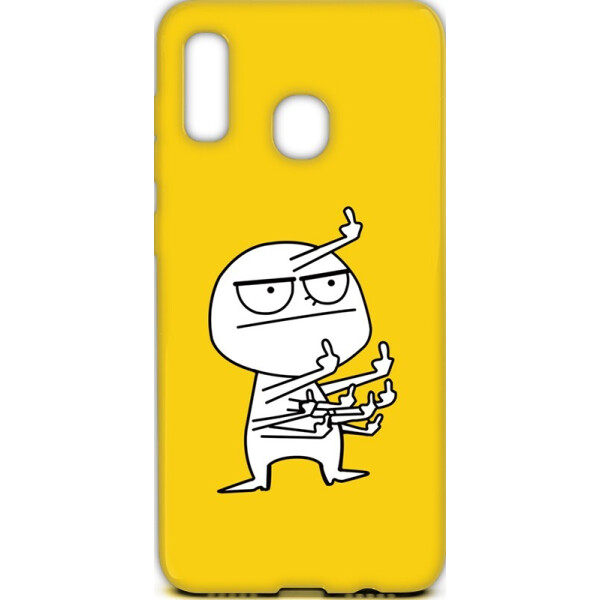 

Чехол-накладка TOTO Cartoon Soft Silicone TPU Case Samsung Galaxy A20/A30 FK 9 Yellow