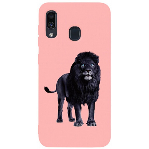 

Чехол-накладка TOTO Matt Tpu 2mm Print Case Samsung Galaxy A20/A30 #36 Blacklion Pink