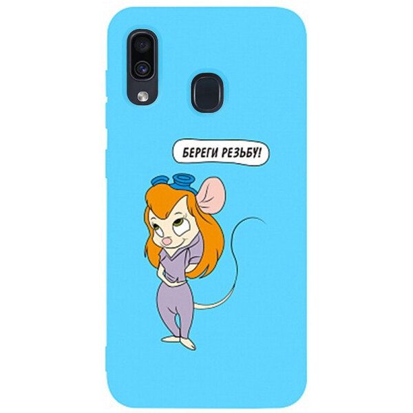 

Чехол-накладка TOTO Matt Tpu 2mm Print Case Samsung Galaxy A20/A30 #72 Rezba Sky Blue