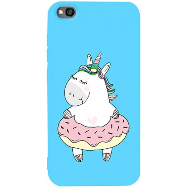 

Чехол-накладка TOTO Matt Tpu 2mm Print Case Xiaomi Redmi Go #3 Unicorn Donut Sky Blue
