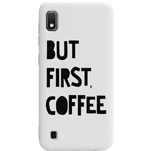 

Чехол-накладка TOTO Pure Tpu 2mm Print Case Samsung Galaxy A10 #41 First Coffee White