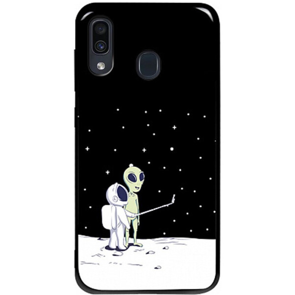 

Чехол-накладка TOTO Pure Tpu 2mm Print Case Samsung Galaxy A20/A30 #40 Ufo Moon Black