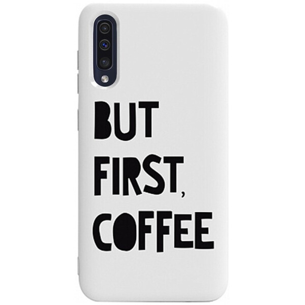 

Чехол-накладка TOTO Pure Tpu 2mm Print Case Samsung Galaxy A50 #41 First Coffee White