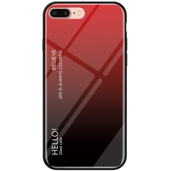 

Чехол-накладка TOTO Tempered Glass Phone Case Gradient для Apple iPhone 7 Plus/8 Plus Red