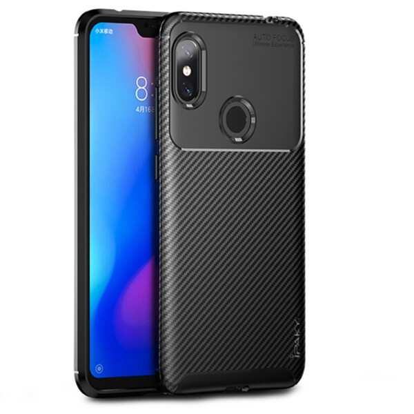 

Чехол-накладка Ipaky Carbon Fiber Series/Soft TPU Case для Xiaomi Redmi Note 6 Pro Black
