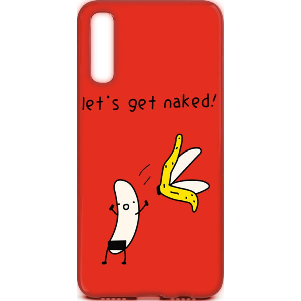 

TOTO Cartoon Soft Silicone TPU Case Samsung Galaxy A30s/A50/A50s Banana Red