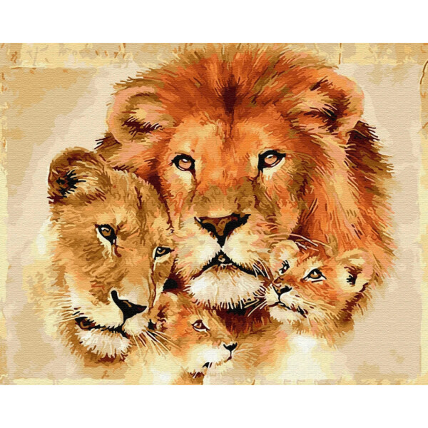 

Картина По Номерам. Rainbow Art "львиная Семья" Gx28779-Ra