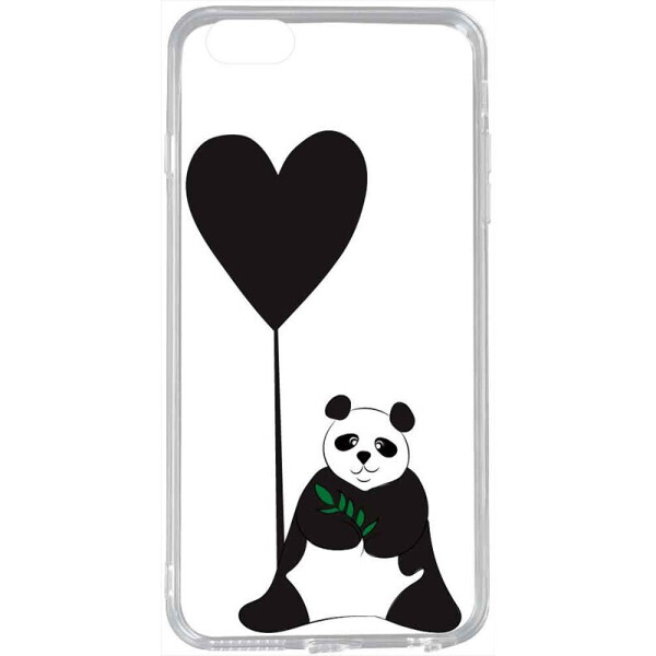

Чехол-накладка TOTO Acrylic+Tpu Print Case Apple iPhone 6/6s #53 Panda B Transparent