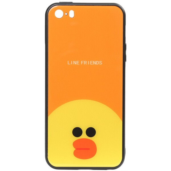 

Чехол-накладка TOTO Cartoon Print Glass Case для Apple iPhone SE/5S/5 Line friends Sally