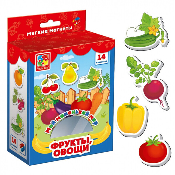 

Мой Маленький Мир На Магнитах ";овощи, Фрукты"; Vt3106-03 (Рус)