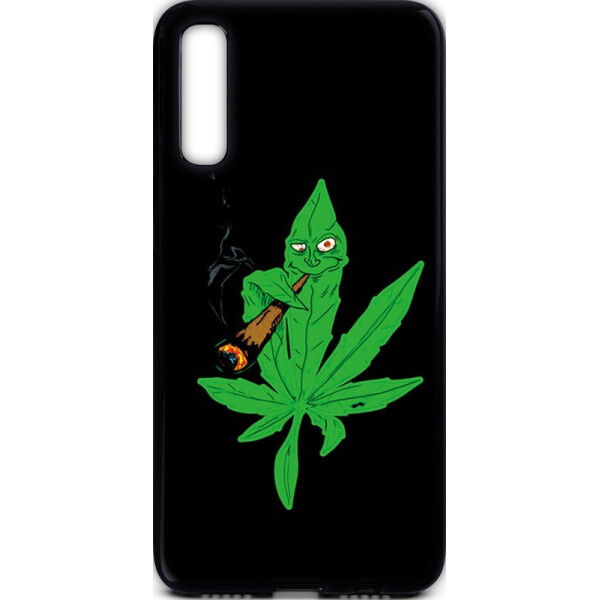 

Чехол-накладка TOTO Cartoon Soft Silicone TPU Case Samsung Galaxy A50 Cannabis Black