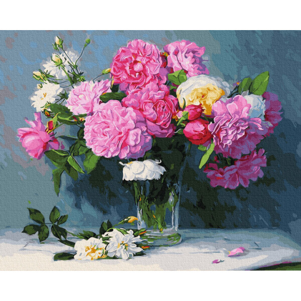 

Картина По Номерам. Rainbow Art "букет Из Розовых Пионов" Gx30338-Ra