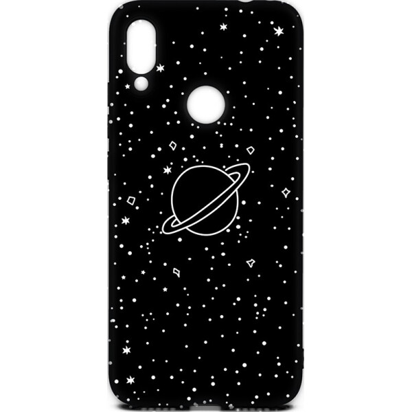 

TOTO Cartoon Soft Silicone TPU Case Xiaomi Redmi Note 7 Saturn Black