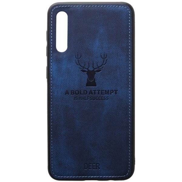 

Чехол-накладка TOTO Deer Shell With Leather Effect Case для Samsung Galaxy A40 Dark Blue