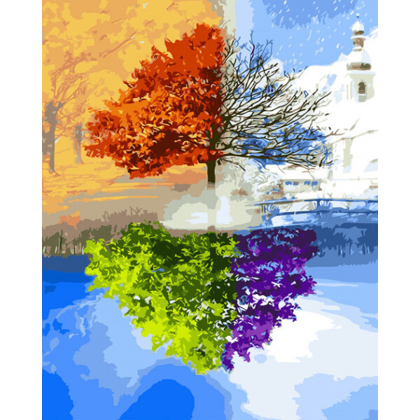 

Картина По Номерам. Rainbow Art "времена Года" Gx3596-Ra