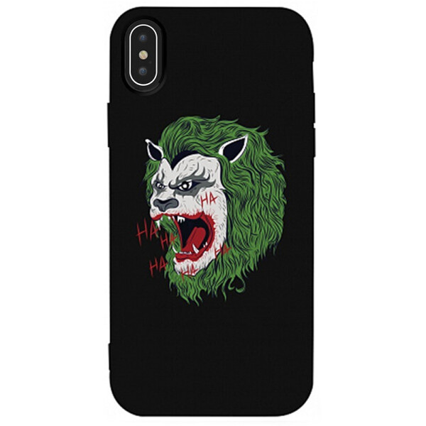 

Чехол-накладка TOTO Matt Tpu 2mm Print Case Apple iPhone Xs Max #12 Green Lion Black