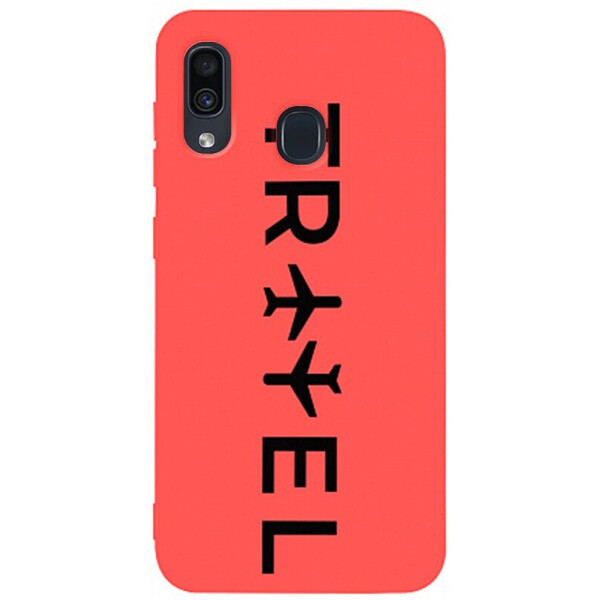 

Чехол-накладка TOTO Matt Tpu 2mm Print Case Samsung Galaxy A20/A30 #45 Travel Orange