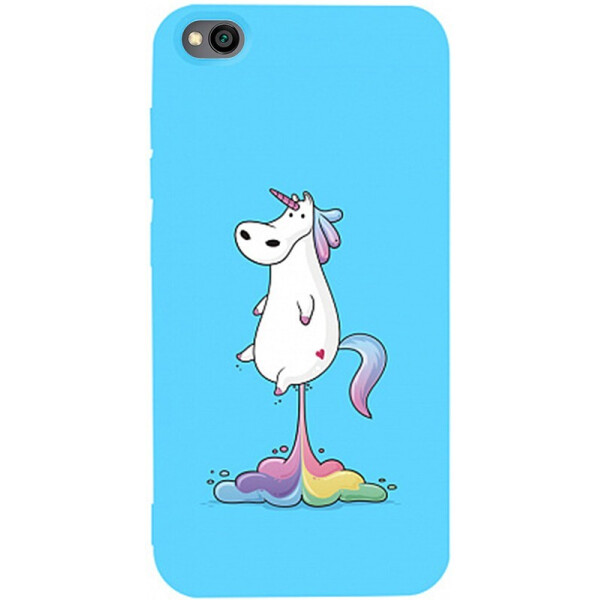 

Чехол-накладка TOTO Matt Tpu 2mm Print Case Xiaomi Redmi Go #30 Unicorn Puk Sky Blue