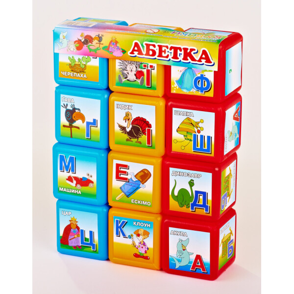 

Кубики ";абетка 12 Шт."; 06042